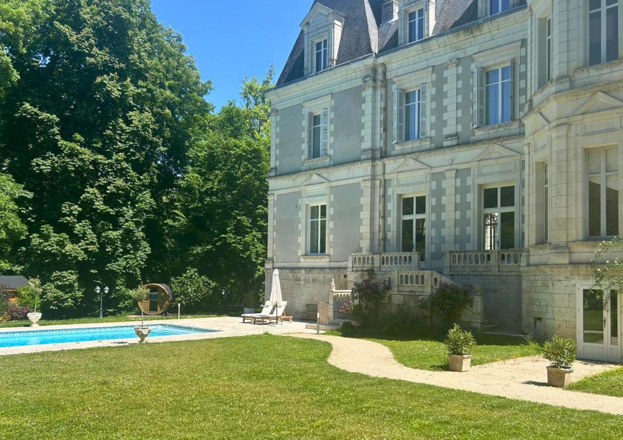 Chateau De Saint-Bohaire Bagian luar foto